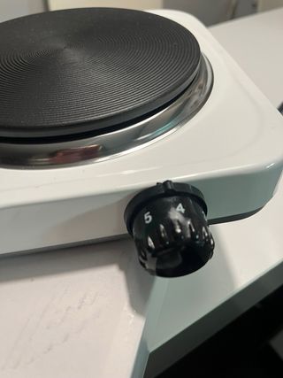 Placa calefactora eléctrica para cocinar