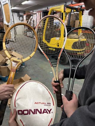 Set di 3 racchette da tennis vintage