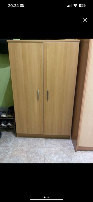 Zapatero de madera marron gran capacidad zapatos