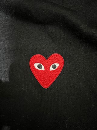 Sudadera Play Comme des Garçons Negra