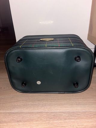 Neceser Bossana verde con cuadros