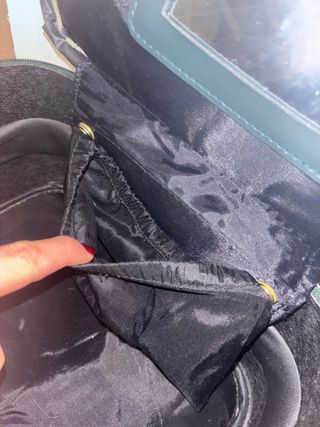 Neceser Bossana verde con cuadros