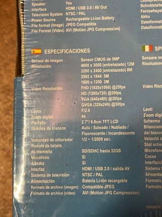 Cámara Sumergible nueva