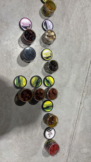 Lote cebos carpfishing