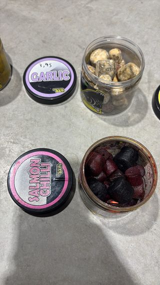 Lote cebos carpfishing