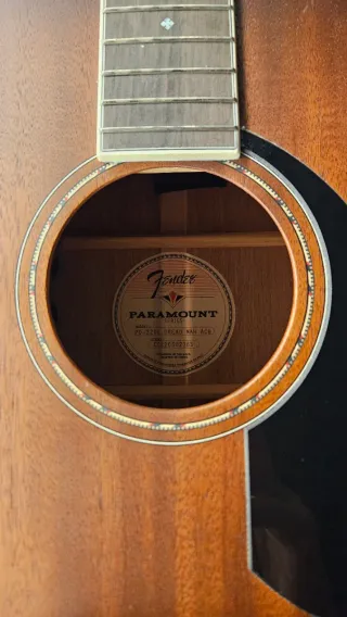 Guitarra Fender Paramount Electroacústica