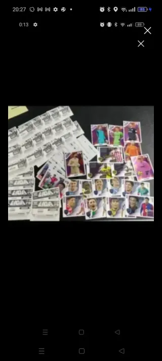 Lote 200 cromos LIGA sin repetir 25/26