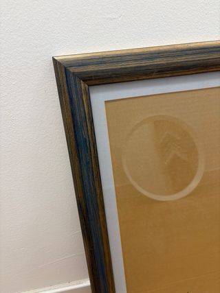 Marco de madera con cristal