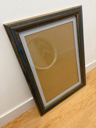 Marco de madera con cristal