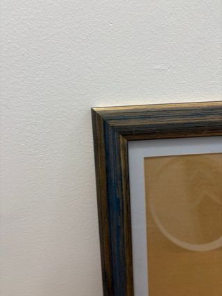 Marco de madera con cristal