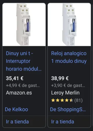 Interruptor Horario Dinuy IH UNI QT