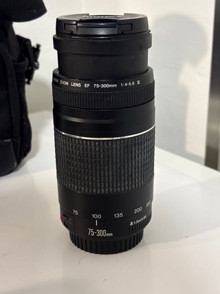 Canon EOS 2000D + Lentes + Bolsa + Cargador