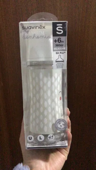 Biberón Suavinex SX 360ml +6m Silicona