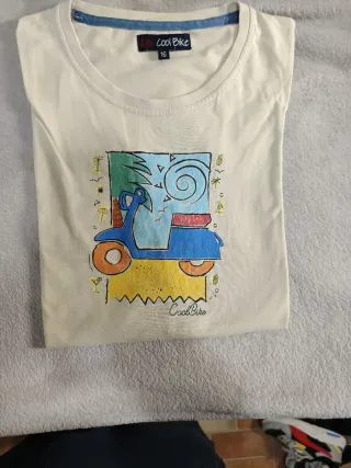 Camiseta Cool Bike Estampado Moto Talla 16