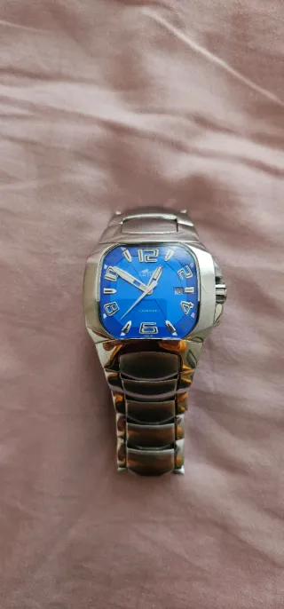 Reloj Lotus Code Azul y Plateado