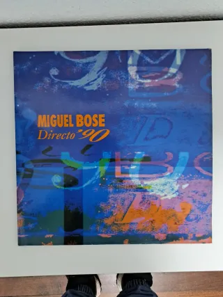Vinilo Miguel Bose Directo '90