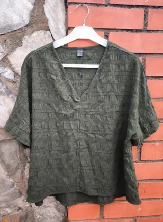 Blusa Shein Verde Talla M
