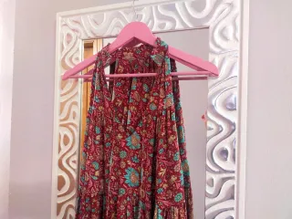 Vestido largo seda India