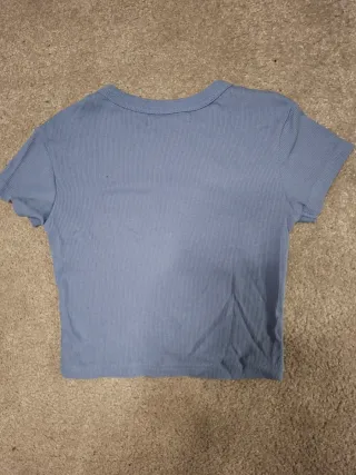 Camiseta Pull and Bear azul