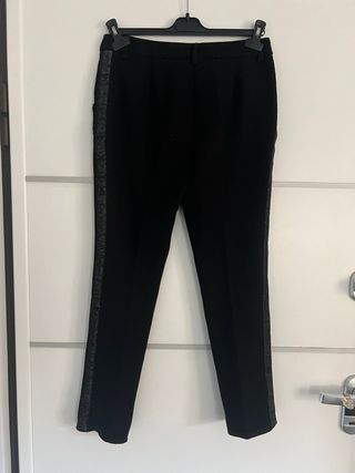 Pantalone sigaretta nero Je T’Alène Paris taglia M
