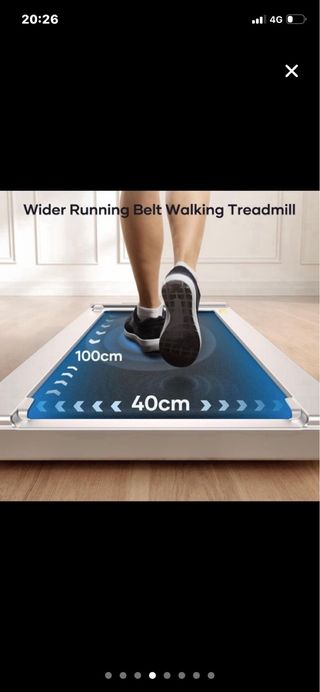 Cinta de andar y correr compacta