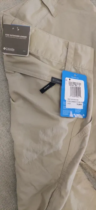 Pantalón Columbia Desmontable Mujer Talla S