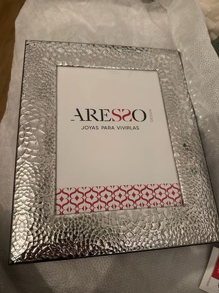 Marco de fotos Aresso Plata 18x24