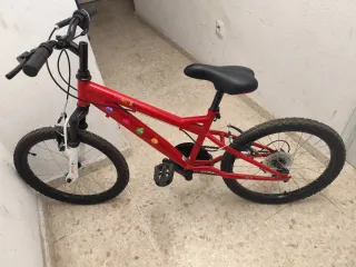 Bicicleta infantil roja MONSTER