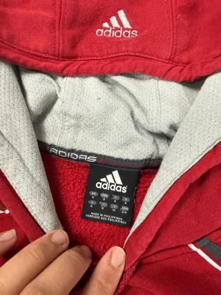 ¡¡OFERTA!! Talla S Sudadera Adidas Roja Vintage