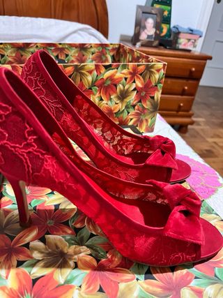 Zapatos de tacón Sacha London rojos