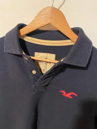 Polo Hollister Talla M azul marino
