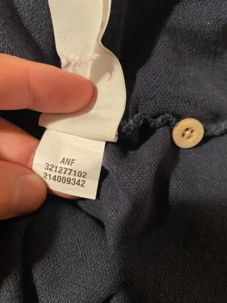 Polo Hollister Talla M azul marino