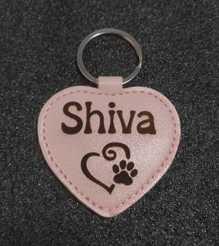 Llavero de cuero personalizado