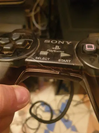 Mando PS1 Sony Transparente Verde