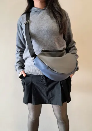 Borsa artigianale in ecopelle fatta a mano