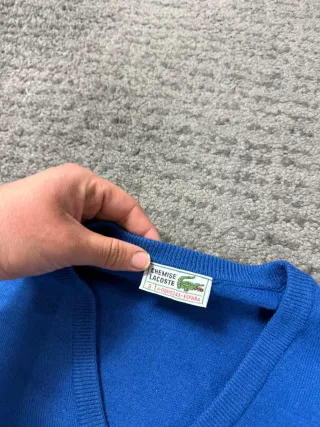 ¡¡OFERTA!! Talla S Jersey Lacoste Vintage Azul