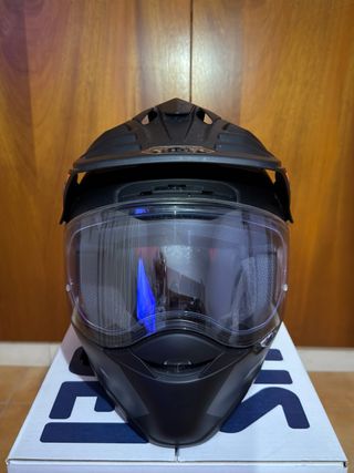 Casco Moto Adventure Naranja/Negro