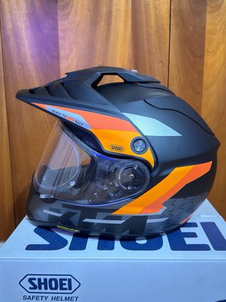 Casco Moto Adventure Naranja/Negro