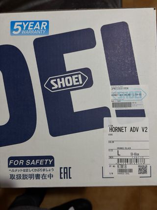 Casco Moto Adventure Naranja/Negro