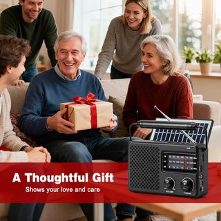 Radio Solar Recargable Portatil Pequeña NUEVA