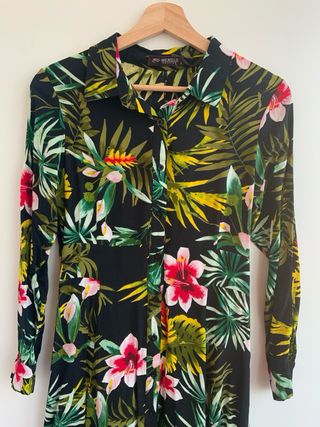 Vestido Largo estampado Menglu XS