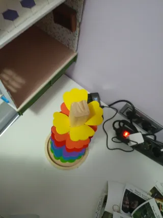 Árbol de música de madera