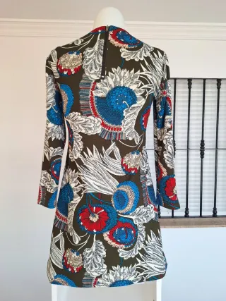 Vestido retro estampado floral