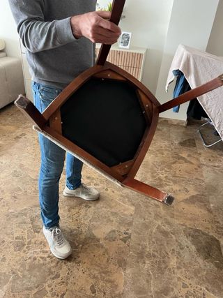 Conjunto de sillas de comedor de madera