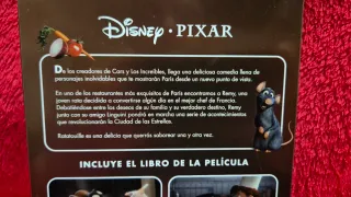 Ratatouille Película DVD + Libro