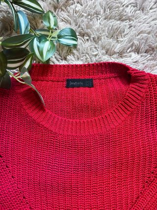 Jersey Rojo Stradivarius Talla S