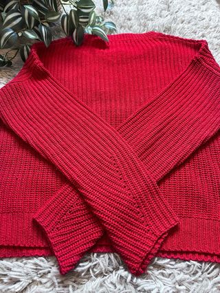 Jersey Rojo Stradivarius Talla S