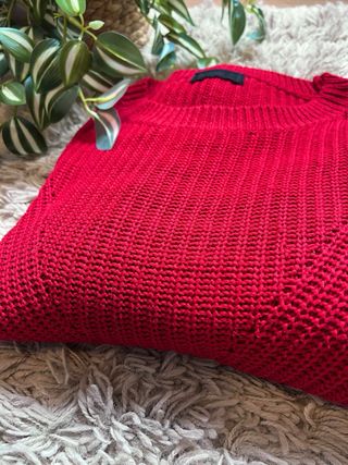 Jersey Rojo Stradivarius Talla S