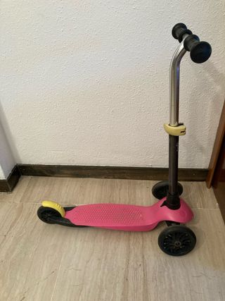 Patinete infantil 3 ruedas Decathlon B1 rosa