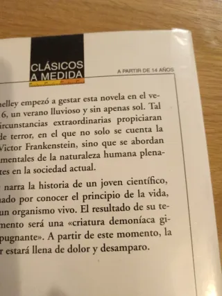 Frankenstein, clásicos a medida